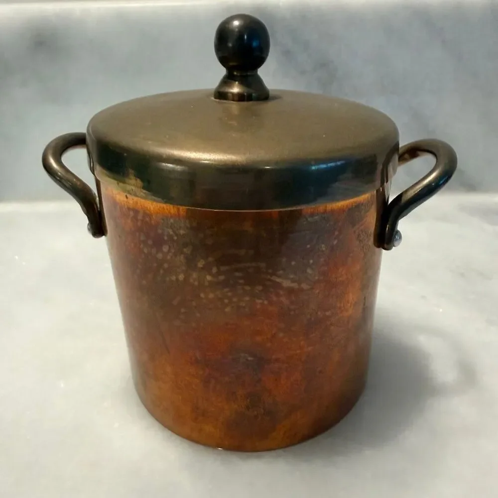Antique Bronze Sugar Creamer and Tray Tabletop Serving Set